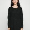 ONLY Petite ONLRICA - Jumper Dress - Black Melange -ONLY Petite store 2093c49a1f1e44539689c69b69542cf3