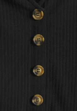 ONLY Petite ONLNELLA BUTTON - Print T-shirt - Black -ONLY Petite store 20c1b08c6b0f4ebdae8aabfdee16d8b4