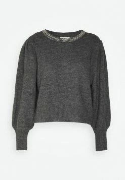 ONLY Petite ONLALSIA - Jumper - Medium Grey Melange -ONLY Petite store 21409638b9dd409ab193ea39992c94f0