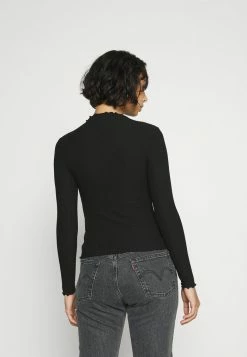 ONLY Petite ONLEMMA HIGH NECK - Long Sleeved Top - Black -ONLY Petite store 2150e37256014344ba54390243d033ae