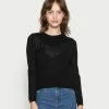 ONLY Petite ONLKATIA - Jumper - Black -ONLY Petite store 21a6738c5d324322bd62b936c3169d43