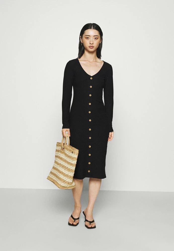 ONLY Petite ONLNELLA BODYCON DRESS - Jumper Dress - Black 4 ONLY Petite ONLNELLA BODYCON DRESS - Jumper Dress - Black - Image 2