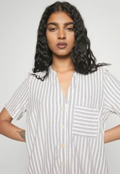 ONLY Petite ONLJOLLA BUTTON DRESS - Shirt Dress - Night Sky/cloud Dancer -ONLY Petite store 22314ea7cbb845d79b1f3000e07844f9