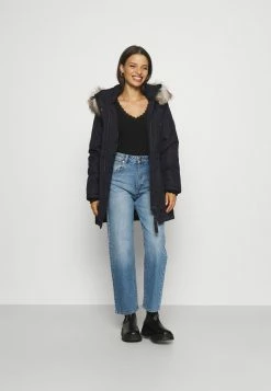 ONLY Petite ONLIRIS - Winter Coat - Night Sky/brown -ONLY Petite store 234b8c46bf894d70b80387aec1ef50fb