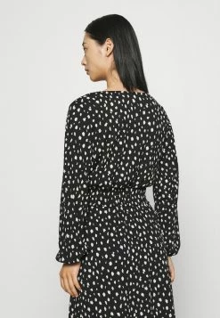 ONLY Petite ONLPELLA WRAP SMOCK - Long Sleeved Top - Black -ONLY Petite store 2406f7b1acdf4e9e87a7398ca92025c6