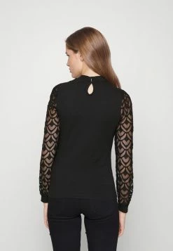 ONLY Petite ONLMILLE LILOL - Long Sleeved Top - Black -ONLY Petite store 24927bc7afb14fb78247b03b55542d5e