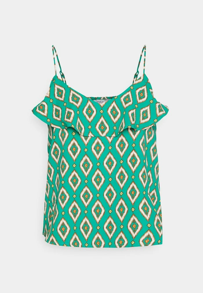 ONLY Petite ONLLEA STRAP FRILL SINGLET - Top - Greenlake 3 ONLY Petite ONLLEA STRAP FRILL SINGLET - Top - Greenlake