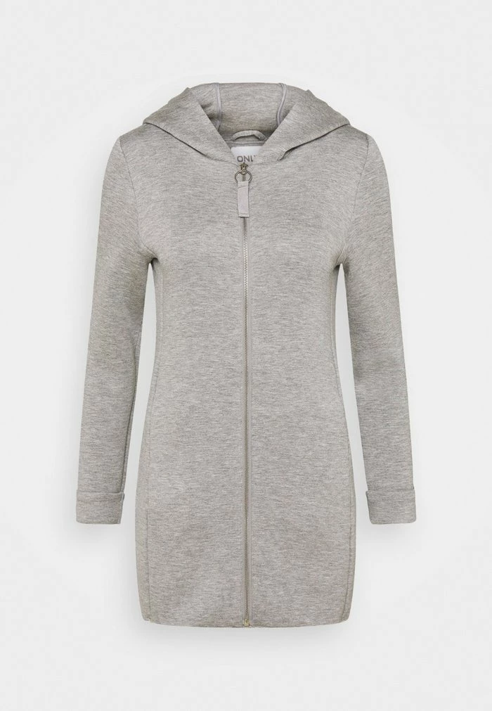 ONLY Petite ONLLENA HOOD COAT PETIT - Zip-up Sweatshirt - Light Grey Melange 7 ONLY Petite ONLLENA HOOD COAT PETIT - Zip-up Sweatshirt - Light Grey Melange - Image 5
