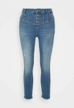 ONLY Petite ONLBLUSH LIFECORSARGE - Jeans Skinny Fit - Medium Blue Denim