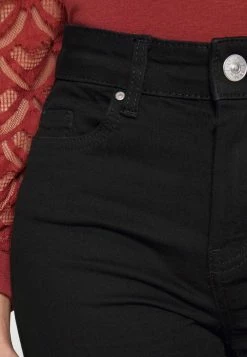 ONLY Petite ONLHUSH MID WAIST FLARED - Flared Jeans - Black Denim -ONLY Petite store 270c55c992f7419d8956b4bb429e8e66