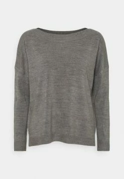 ONLY Petite ONLAMALIA BOATNECK - Jumper - Grey Melange -ONLY Petite store 272e4dd3665a4f92977107590af6e845