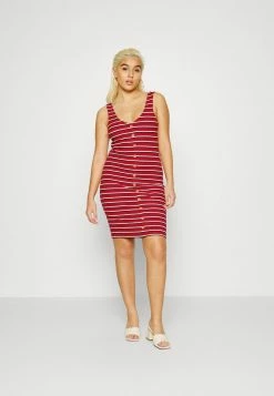 ONLY Petite ONLNELLA BODYCON DRESS - Jersey Dress - High Risk Red/cloud Dancer/night Sky -ONLY Petite store 27380ea3f6eb4d8481d9cdf2a4e53a6d