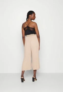 ONLY Petite ONLMARIN PLISSE CULOTTE - Trousers - Beige -ONLY Petite store 27d4b304a64d41cca10f4ab348bfb33e