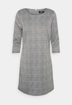 ONLY Petite ONLBRILLIANT CHECK DRESS - Jersey Dress - Black/cloud Dancer 10 ONLY Petite ONLBRILLIANT CHECK DRESS - Jersey Dress - Black/cloud Dancer -ONLY Petite store 281602b51a164469ac6b700b7dbb5d8f