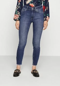 ONLY Petite ONLBLUSH ANKRAW - Jeans Skinny Fit - Medium Blue Denim