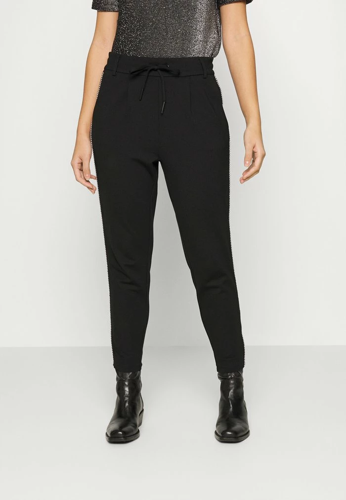 ONLY Petite ONLPOPTRASH LIFE EASY CHAIN - Trousers - Black 3 ONLY Petite ONLPOPTRASH LIFE EASY CHAIN - Trousers - Black