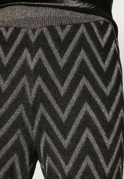 ONLY Petite ONLGLITZ LIFE PANTS - Trousers - Black/gold-coloured -ONLY Petite store 2c4b1fb2452a4d25802e7fc36631cd59