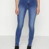 ONLY Petite ONLROYALHW ZIP CLEAN - Jeans Skinny Fit - Medium Blue Denim -ONLY Petite store 2db3615c3b3d452c81a5b6f4c263974f