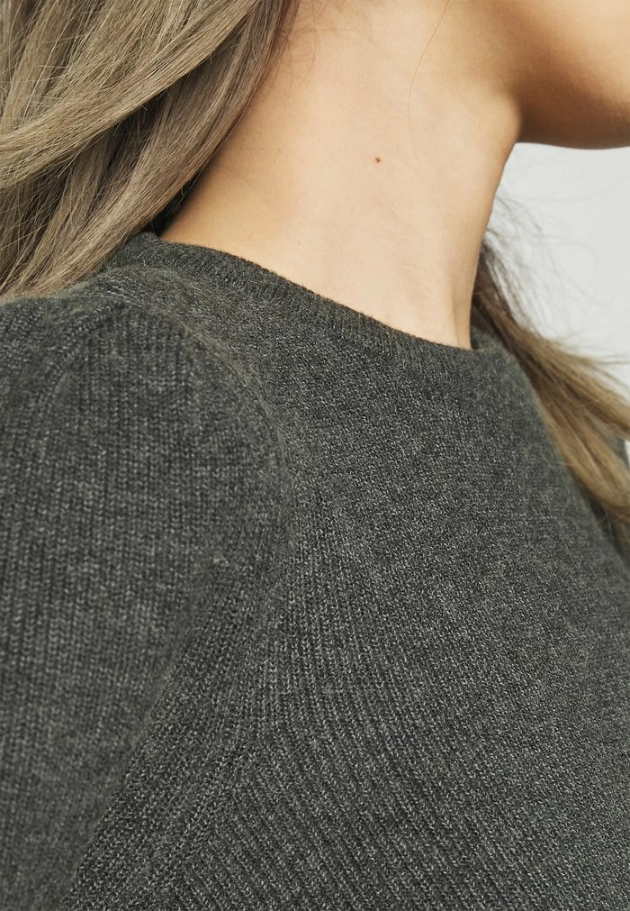 ONLY Petite ONLKATIA PUFF - Jumper - Dark Grey Melange 7 ONLY Petite ONLKATIA PUFF - Jumper - Dark Grey Melange - Image 5