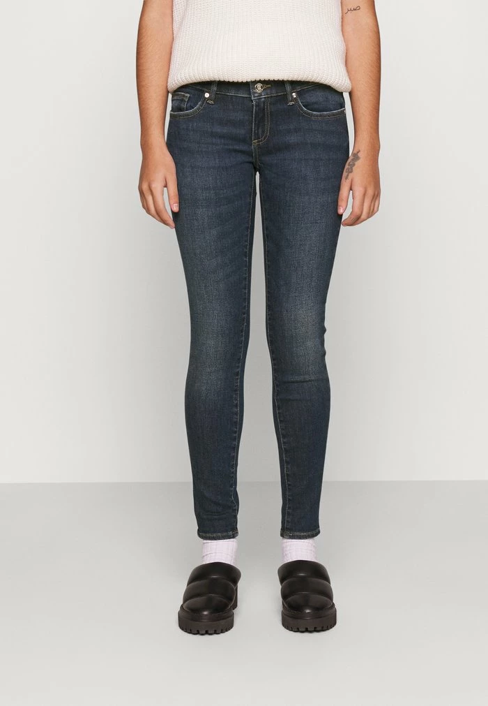 ONLY Petite ONLCORAL LIFE BOX - Jeans Skinny Fit - Dark Medium Blue Denim 3 ONLY Petite ONLCORAL LIFE BOX - Jeans Skinny Fit - Dark Medium Blue Denim