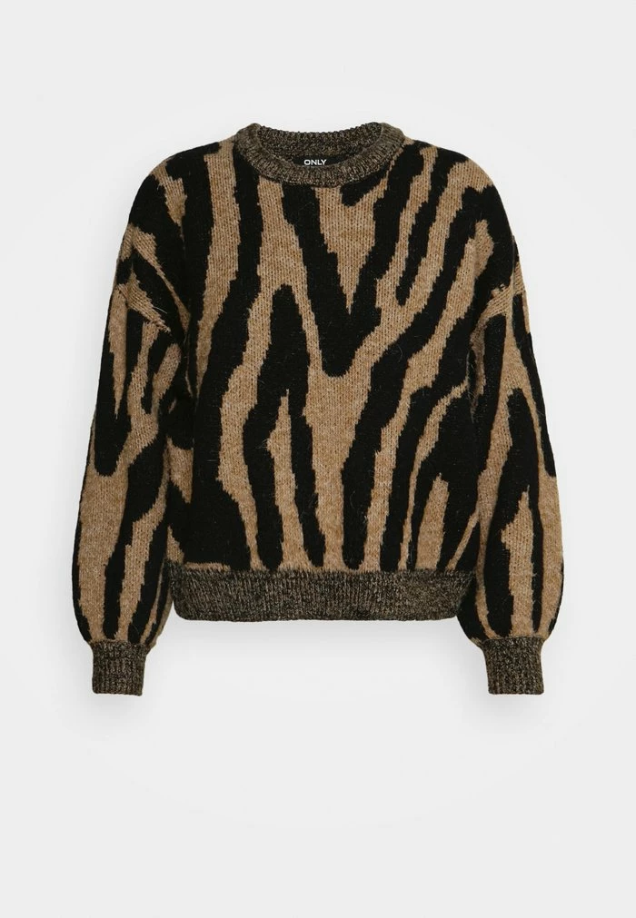 ONLY Petite ONLTRINA - Jumper - Toasted Coconut/black 6 ONLY Petite ONLTRINA - Jumper - Toasted Coconut/black - Image 4