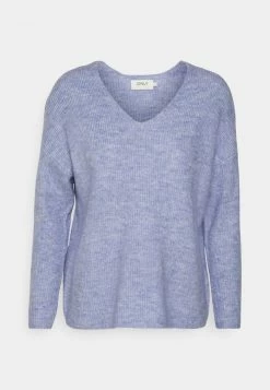 ONLY Petite ONLCAMILLA V NECK - Jumper - Skyway Melange 12 ONLY Petite ONLCAMILLA V NECK - Jumper - Skyway Melange -ONLY Petite store 2e95be3207cf45c2aecef10e616ae816