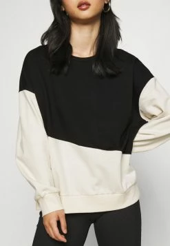 ONLY Petite ONLDREAMER COLORBLOCK - Sweatshirt - Black -ONLY Petite store 2ed40015d868452bae9a094199ed7d42
