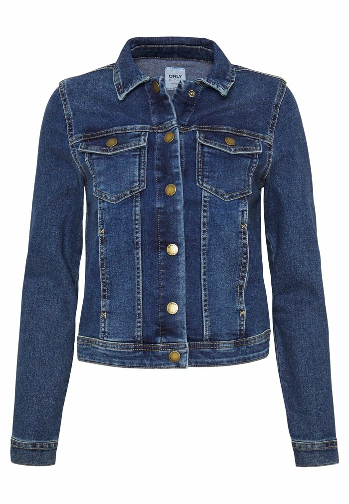 ONLY Petite ONLWESTA - Denim Jacket - Dark Blue Denim 7 ONLY Petite ONLWESTA - Denim Jacket - Dark Blue Denim - Image 5