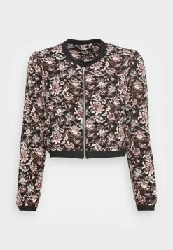 ONLY Petite ONLNOVA LUX LOUNGE - Bomber Jacket - Black -ONLY Petite store 2f0939dd3c7b486981417adfb6a23556