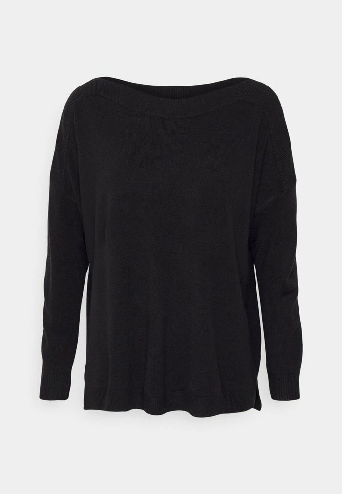 ONLY Petite ONLAMALIA BOATNECK - Jumper - Black 7 ONLY Petite ONLAMALIA BOATNECK - Jumper - Black - Image 5