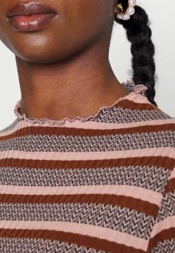 ONLY Petite ONLRIA BODYCON DRESS - Day Dress - Tortoise Shell Stripes -ONLY Petite store 2fe2c6851c444b29bc7d1ca097b14f2d