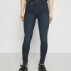 ONLY Petite ONLPAOLA - Jeans Skinny Fit - Dark Blue Denim -ONLY Petite store 3083f087e01b415fb1bdda52ac5ad0e2