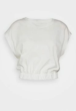 ONLY Petite ONLMAY PLAIN CROP TOP 2 PACK - Basic T-shirt - Black/cloud Dancer -ONLY Petite store 30ec5cc05dd24da5a0a94c0ac366563b