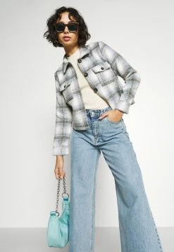 ONLY Petite ONLLOU CHECK JACKET - Summer Jacket - Pumice Stone 11 ONLY Petite ONLLOU CHECK JACKET - Summer Jacket - Pumice Stone -ONLY Petite store 31572ae16daf4163a7394c889e65f718