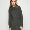 ONLY Petite ONLLEVA BELT DRESS - Jumper Dress - Dark Grey -ONLY Petite store 318adbf0a9ed4df6bdc8cd2d5c14984d
