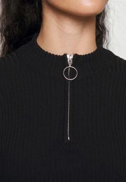 ONLY Petite ONLDEE HAZEL ZIP DRESS - Jumper Dress - Black -ONLY Petite store 335a8ba9b217460f8149caf132e56a7a