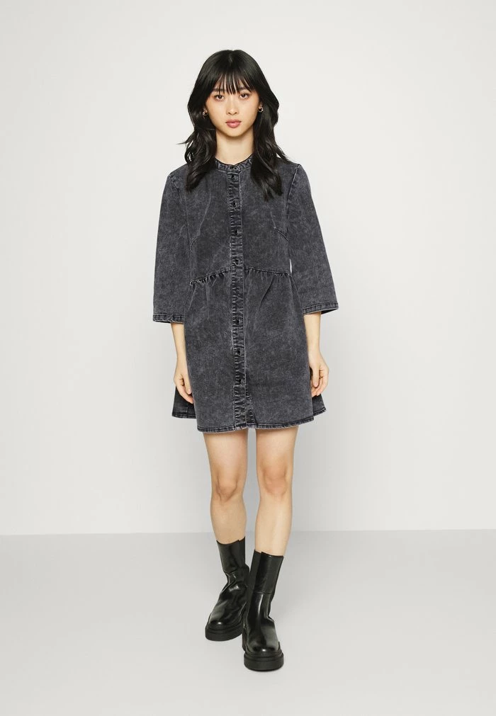 ONLY Petite ONLCHICAGO LIFE - Denim Dress - Grey Denim 3 ONLY Petite ONLCHICAGO LIFE - Denim Dress - Grey Denim