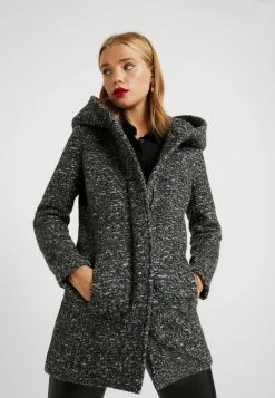 ONLY Petite ONLSEDONA COAT - Short Coat - Dark Grey Melange