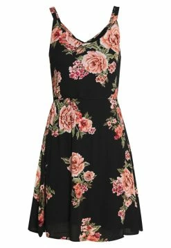 ONLY Petite ONLKARMEN SHORT DRESS - Day Dress - Black