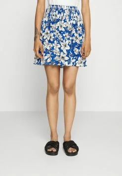 ONLY Petite ONLFREDERIKKE SMOCK SKIRT - Mini Skirt - Cloud Dancer /surf The Web