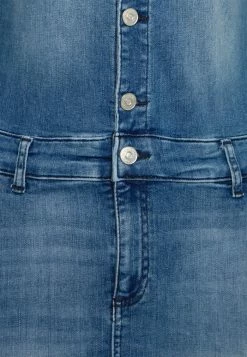 ONLY Petite ONLBLUSH LIFE DRESS - Denim Dress - Light Blue Denim -ONLY Petite store 36c95f3228064f569d795e6d6e617ec2