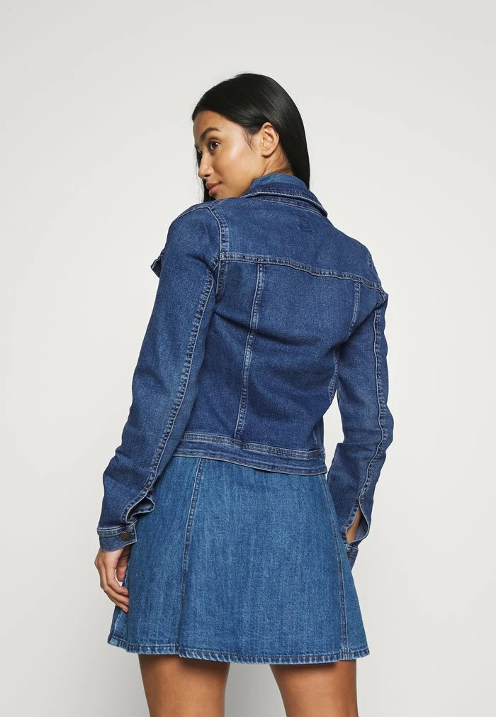 ONLY Petite ONLWESTA - Denim Jacket - Dark Blue Denim 5 ONLY Petite ONLWESTA - Denim Jacket - Dark Blue Denim - Image 3