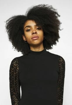 ONLY Petite ONLMILLE LIFE MIX DRESS - Jersey Dress - Black -ONLY Petite store 38461e00fa6240cb81c7ac949f644dd1