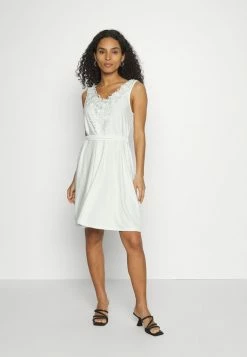 ONLY Petite ONLNIDA DRESS - Jersey Dress - Cloud Dancer