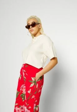 ONLY Petite ONLNOVA LUX ALBA PALAZZO PANT - Trousers - Chinese Red -ONLY Petite store 389e2863c8c9463f82c9cc23c34dd412