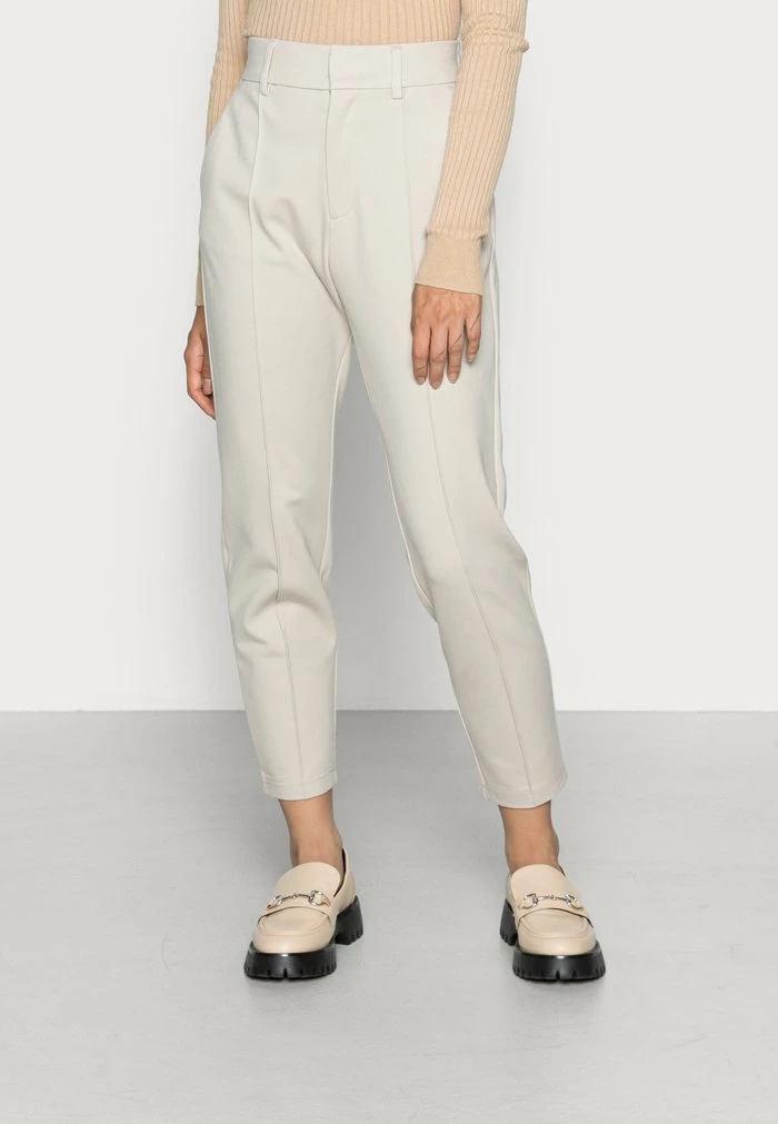 ONLY Petite ONLPOPTRASH LIFE MID WAIST PIN TAILOR - Trousers - Pumice Stone 3 ONLY Petite ONLPOPTRASH LIFE MID WAIST PIN TAILOR - Trousers - Pumice Stone