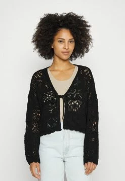 ONLY Petite ONLBEACH LIFE O NECK - Cardigan - Black