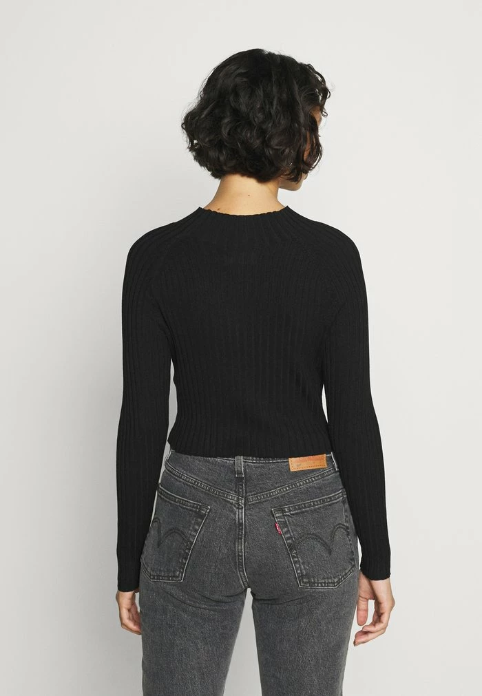 ONLY Petite ONLELLA CROPPED - Jumper - Black 5 ONLY Petite ONLELLA CROPPED - Jumper - Black - Image 3