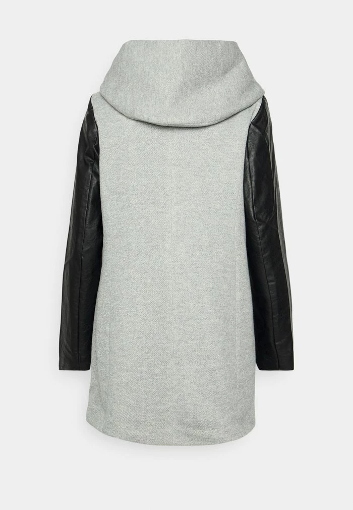 ONLY Petite ONLEDONA MIX JACKET - Short Coat - Light Grey Melange/black 4 ONLY Petite ONLEDONA MIX JACKET - Short Coat - Light Grey Melange/black - Image 2