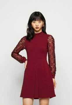 ONLY Petite ONLMILLE LIFE MIX DRESS - Jersey Dress - Pomegranate